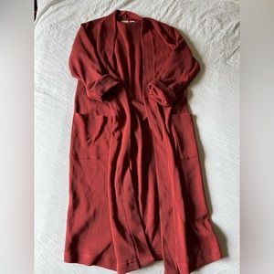 Vintage LL Bean cotton thermal sweater robe